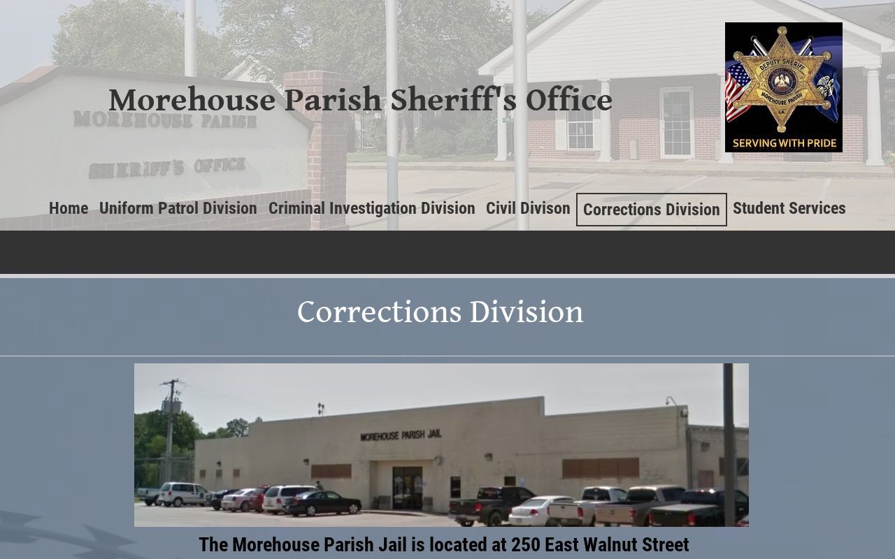 Morehouse Parish Sheriff's Office corrections and jail roster information